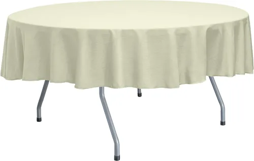 Miniatura 29 de ULTIMATE TEXTILE Mantel redondo reversible Shantung Satin Majestic de 72 pulgadas, color verde salvia