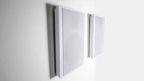 Miniatura 2 de Rockville 2 RockSlim Blanco Altavoces de Cine en Casa de 13,3 cm, 240w, Montaje en Pared, Altavoces delgados Fáciles