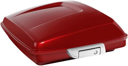 Miniatura 20 de HR3 Amber Whiskey 5.5" Equipaje de maletero tipo navaja con cierres Compatible con Street Glide FLHX 2014 2016 Road Glide FLTRX (Reemplaza al OEM)