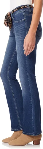Miniatura 3 de Angels Forever Young Women's Curvy Bootcut Mid-Rise Belted Jeans (Standard and Plus)