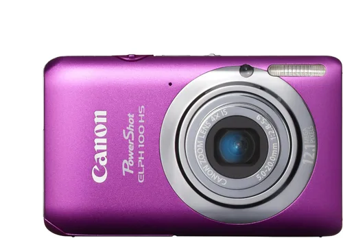 Miniatura 3 de Canon PowerShot ELPH 100 HS - Cámara digital de 12.1 MP CMOS con zoom óptico 4X (rosa)