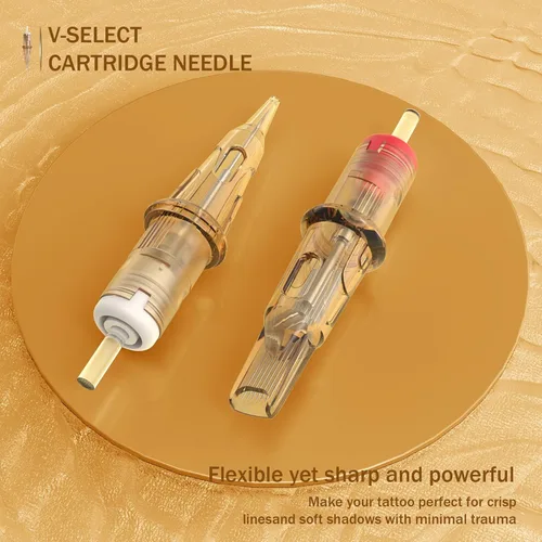Miniatura 2 de EZ - 20 agujas de cartucho de tatuaje #12 (7RL) desechables de líneas redondas estándar para máquina rotativa de tatuaje, pistola de bolígrafo - V