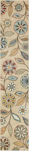 Miniatura 38 de Maples Rugs Reggie - Alfombra de pasillo floral, fabricada en Estados Unidos, lavable, antideslizante, alfombra de interior para cocina, pasillo