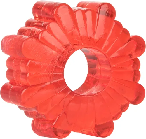 Miniatura 2 de California Exotic Novelties Basic Essentials - Potenciadores de Tpr súper elásticos, color rojo