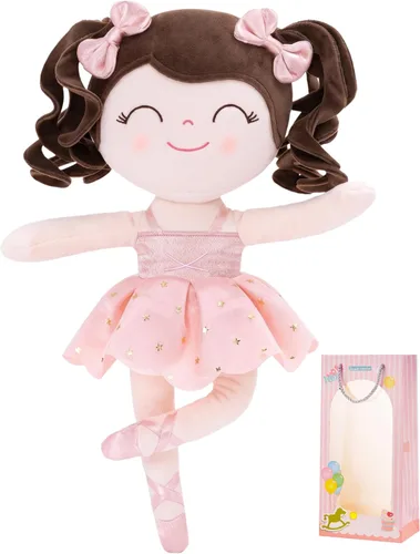 Miniatura 19 de Gloveleya Muñeca bebé niña regalo bailarina felpa suave muñeca púrpura claro Ballet Púrpura01