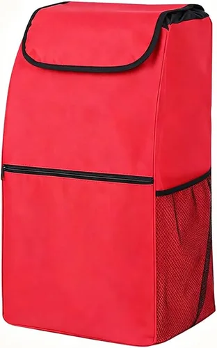 Miniatura 13 de Bolsa de repuesto para carrito de compras, bolsa de repuesto impermeable con bolsillos laterales y bolsillo frontal, para marco de aleación