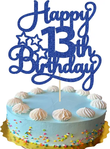 Miniatura 50 de 1 paquete de decoración de pastel de feliz 15 cumpleaños, topper de pastel dorado con purpurina Mis Quince 15, saludos a 15 años, adorno de pastel