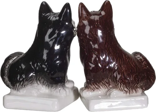 Miniatura 2 de Pacific Giftware were Not Fat Huskies - Juego de saleros y pimenteros de cerámica