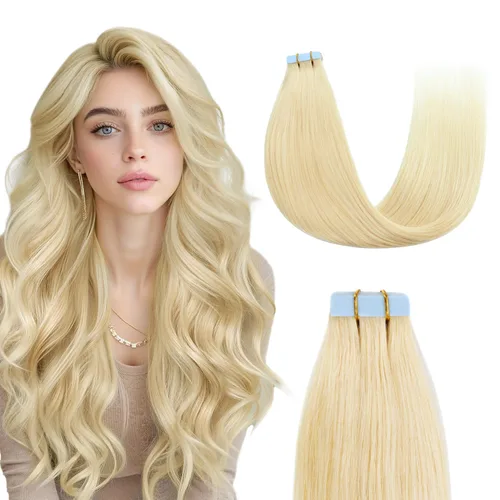 Miniatura 18 de Sunya Extensiones de cabello humano con punta en I Tip, 1.76 oz, 50 mechones por paquete, extensiones de cabello con queratina previamente unidas