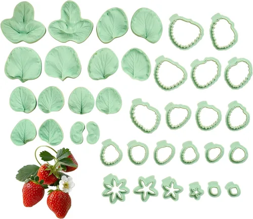 Miniatura 6 de Juego de moldes profesionales para fondant de flores, herramientas de decoración de pasteles de silicona reutilizables para hornear y manualidades