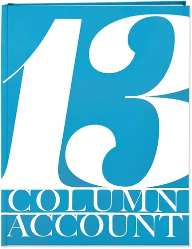 Miniatura 30 de BookFactory Libro de contabilidad de 2 columnas/libro de cuentas/libro de contabilidad/cuaderno (libro columnar de dos columnas) – tapa dura