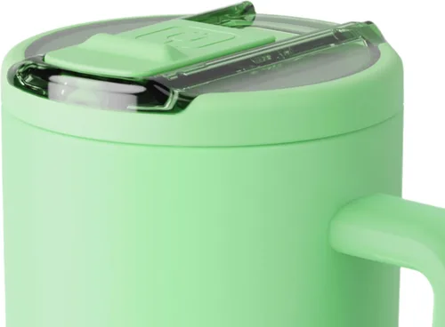 Miniatura 17 de BrüMate Era Flip - Vaso de 30 onzas con tapa con pajilla cubierta 100 % a prueba de fugas, popote higiénico cubierto, botella de agua de acero