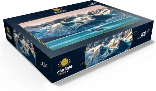 Miniatura 3 de MyPuzzle Alaska Whales - Rompecabezas prémium de 100 piezas, fabricado en Estados Unidos