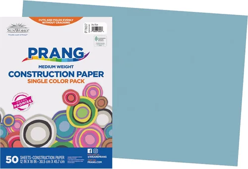 Miniatura 9 de Pacon SunWorks Papel de construcción, Variados 10 Colores surtidos