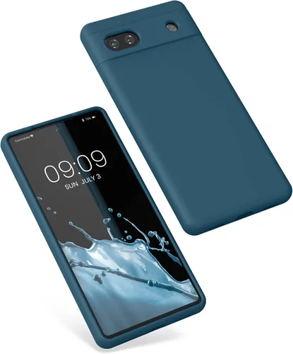 Miniatura 169 de kwmobile Funda Compatible con Google Pixel 6 Pro - Funda de teléfono de silicona TPU con acabado suave - Azul Arrecife