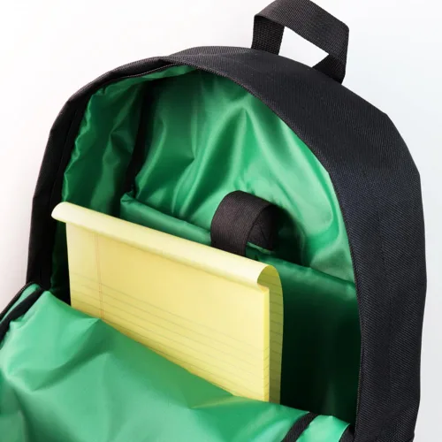 Miniatura 2 de W-POWER JDM Bride Racing Mochila de viaje para laptop con parte inferior marrón con correas de arnés ajustables (ASIMO-BK)