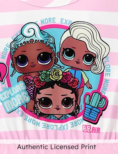 Miniatura 3 de L.O.L. Surprise! Vestidos de malla tutú para niñas con mariposa y purpurina para fiesta, vestido de tul de manga larga, regalo de cumpleaños