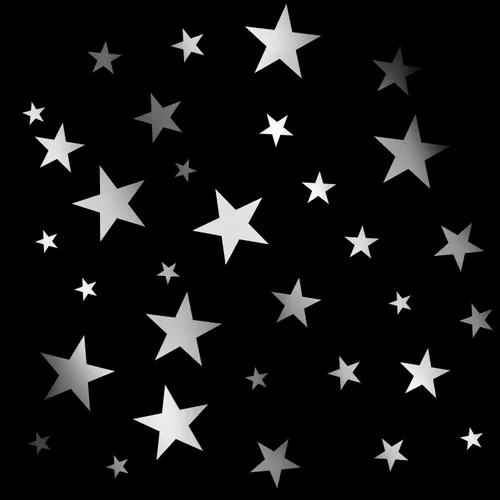 Miniatura 2 de 32 calcomanías de espejo en forma de estrella removibles, calcomanía acrílica para decoración de pared del hogar, sala de estar o dormitorio