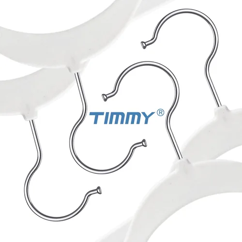 Miniatura 6 de TIMMY Perchas de terciopelo antideslizantes – Traje y abrigo (paquete de 50) Perchas ultrafinas que ahorran espacio y resisten hasta 10 libras