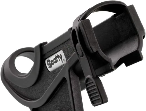 Miniatura 4 de Scotty Baitcaster/Spinning Rod Holder Negro con 244 Flush Deck Mount, Pequeño (0281-BK) accesorios de ciclismo-electrónica
