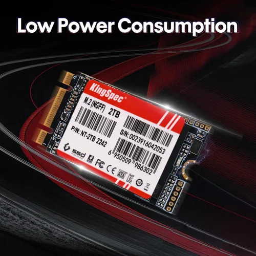 Miniatura 4 de KingSpec NT Series M.2 2242 SSD SATA de 128 GB - No compatible con NVMe Socket, unidad interna de estado sólido Sata 3 de 6 Gb/s, para Ultrabook