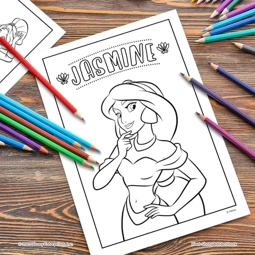 Miniatura 6 de Disney Caja de pintura Princess para colorear y libro de actividades con 16 pinturas, Bendon 42350, 7.75 x 10.75 pulgadas