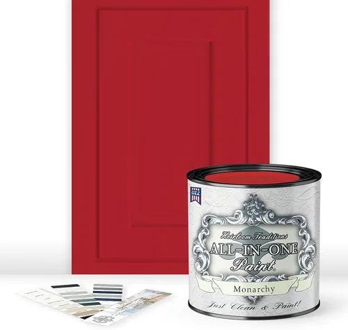 Miniatura 186 de Pintura TODO EN UNO, Abbey (gris cálido), Muestra de 8oz - Pintura duradera para gabinetes y muebles. Imprimación y capa superior incorporadas,