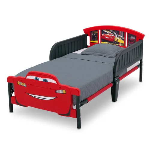 Miniatura 3 de Delta Children Cama para niños pequeños con pie de cama 3D, Disney/Pixar Cars 3