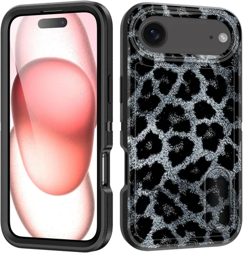 Miniatura 117 de Funda para iPhone Air con soporte integrado, a prueba de golpes, polvo y caídas, 3 capas, grado militar, funda protectora para iPhone Air de 6.5
