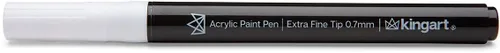Miniatura 6 de KINGART PRO - Bolígrafos de pintura extra fina, punta de 0.028 in, 6 marcadores de pintura acrílica, bajo olor y secado rápido para rocas, madera