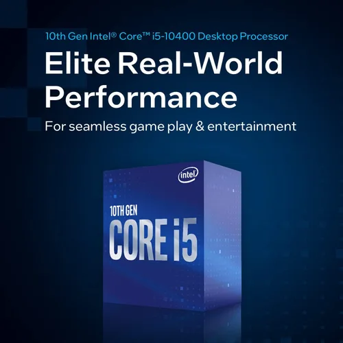 Miniatura 2 de Intel Core i5-10400 Procesador de escritorio 6 núcleos hasta 4.3 GHz LGA1200 (chipset Intel serie 400) 65W, número de modelo: BX8070110400