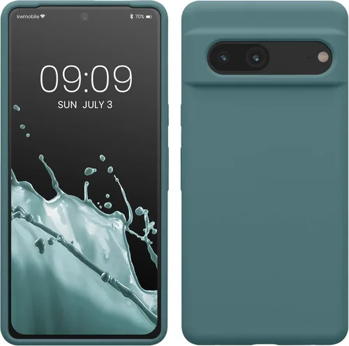 Miniatura 65 de kwmobile Funda compatible con Google Pixel 7 - Funda de silicona TPU con acabado suave - Piedra antigua