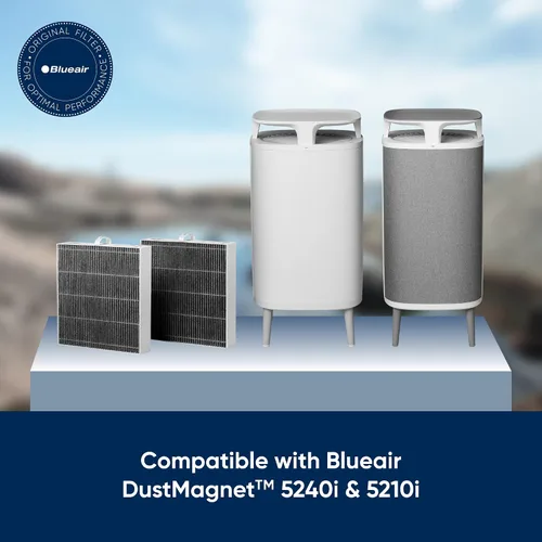 Miniatura 2 de BLUEAIR DustMagnet 5200 Series ComboFilter, filtro de repuesto genuino para DustMagnet 5240i, 5210i para purificadores de aire domésticos
