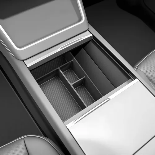Miniatura 21 de SKTU 2 unidades para 2024-2026 Lincoln Nautilus Organizador de consola central para 2024-2026 Lincoln Nautilus (Premiere/Reserve/Black Label)