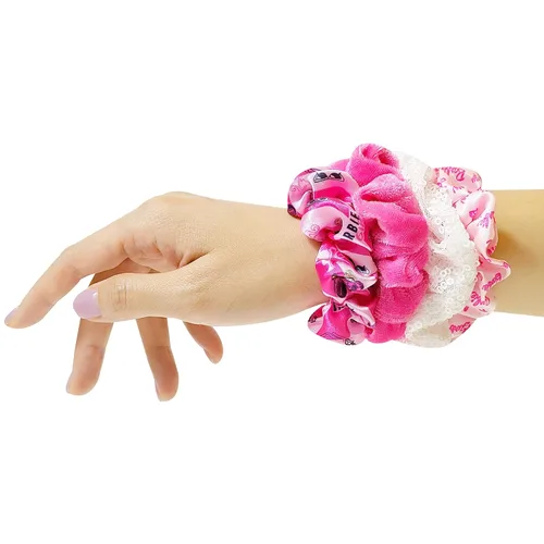 Miniatura 7 de Barbie - Juego de 5 piezas de accesorios para el cabello, 1 cepillo regular de 9 pulgadas y 4 coleteros, cepillo desenredante, cuerdas elásticas