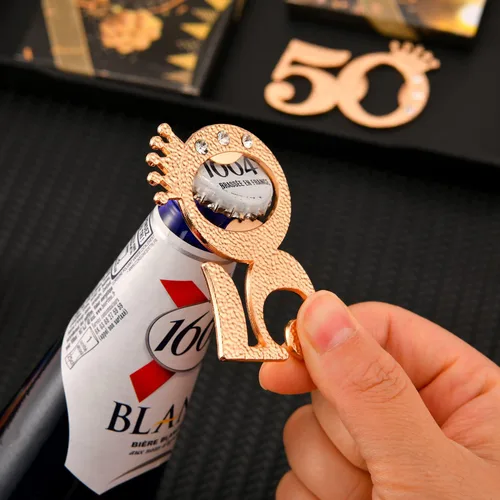 Miniatura 4 de 50 paquetes de 50 abrebotellas para fiestas de cumpleaños número 50, regalos o recuerdos para invitados, 50 aniversario de boda, fiesta temática