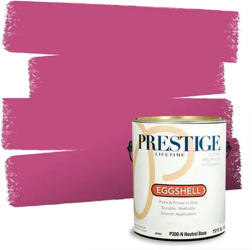 Miniatura 94 de Prestige Paints - Pintura exterior e imprimación en uno, 1 galón, plano, E500-P-A011GP