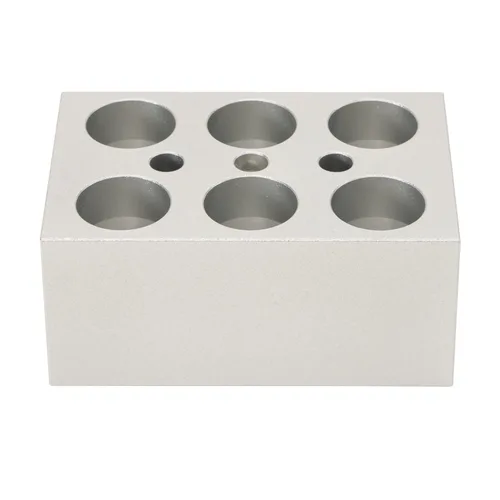 ONiLAB 5mLx 6 Tubos de centrífuga Capacidad Bloque de calefacción de baño seco de aluminio científico para incubadora digital de baño seco..