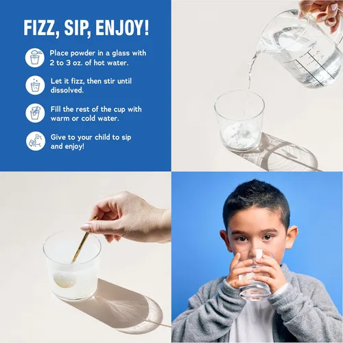 Miniatura 5 de Natural Vitality Kids Calm Magnesio 16oz Polvo Mezcla de bebida con sabor a bayas mixtas Apoya un estado de ánimo equilibrado y un desarrollo
