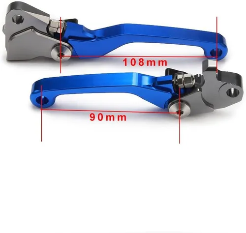 Miniatura 5 de JFG Racing Estriberas de motocicleta y palancas de embrague de freno para YZ125/250 2015-2025, YZ250F/YZ450F 2009-2025, YZ125X/YZ250X