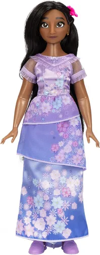 Disney Encanto Muñeca de moda de Isabela con vestido, zapatos y horquilla