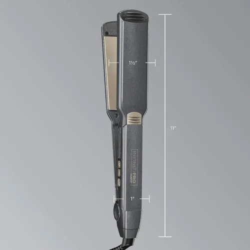 Miniatura 6 de INFINITIPRO BY CONAIR Plancha plana de cerámica y turmalina, plancha plana de 1 1/2 pulgadas