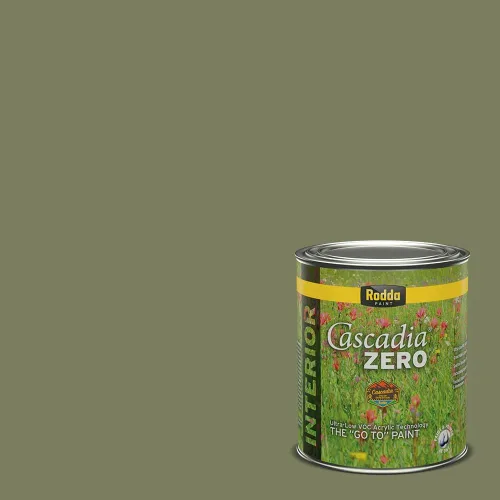 Miniatura 72 de Rodda Paint CASCADIA XL - Pintura satinada exterior e imprimación en uno, 1 galón, hoja de aloe
