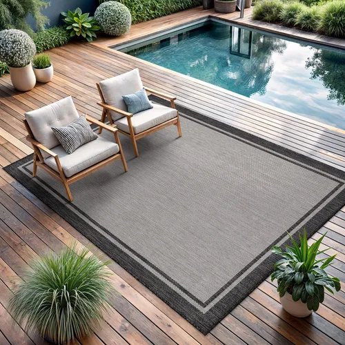 Miniatura 31 de CAMILSON Alfombra para exteriores, alfombras modernas para patios interiores y exteriores, tapetes de cocina y pasillo, alfombra lavable para porche
