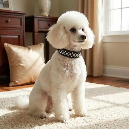 Miniatura 2 de Collar para perro con cristales de imitación, cuero sintético con brillantes, collar de cristales de diamante para mascotas, perro, gato, cachorro