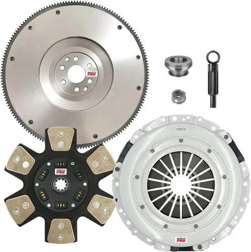 PRO Performance Stage 4 Kit de embrague con volante compatible con Mustang GT 1996 1997 1998, Cobra SVT 2/2001-2004 Mustang GT 4.6L V8