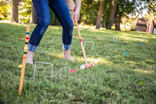 Miniatura 8 de Triumph Sports Juego de croquet para 6 jugadores principiantes