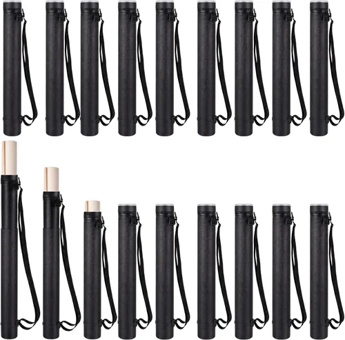 Miniatura 12 de Henoyso 1 Pcs Extendable Poster Tubes Bulk with Strap Blueprint Holder & Carrying Case for Maps, Documents, Artworks, Banners (XL)