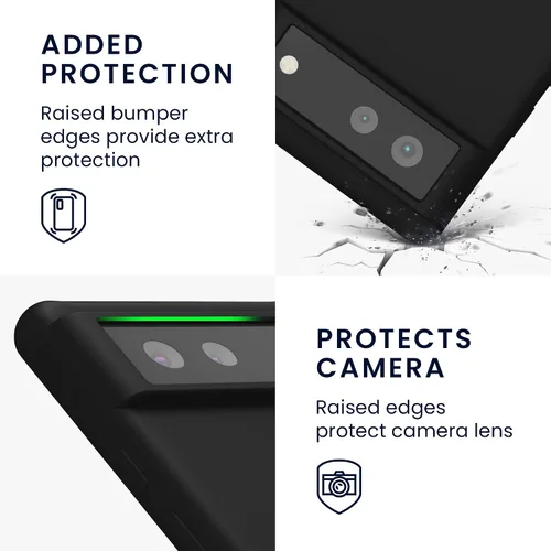 Miniatura 160 de kwmobile Funda Compatible con Google Pixel 6 Pro - Funda de teléfono de silicona TPU con acabado suave - Azul Arrecife