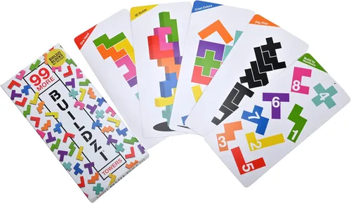 Miniatura 3 de TENZI 99 torres BUILDZI más incluye 5 nuevos estilos de torre para el juego de apilamiento rápido para toda la familia - 2 a 4 jugadores - 5